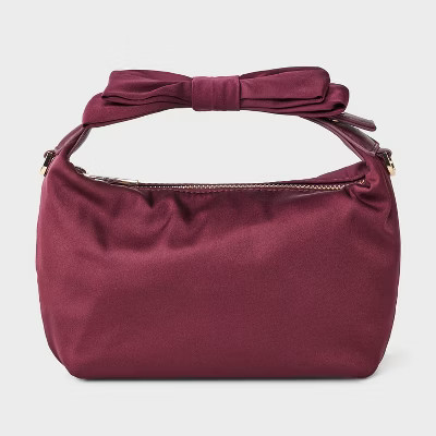 Mini Bow Satin Handbag Clutch - A New Day™ | Target
