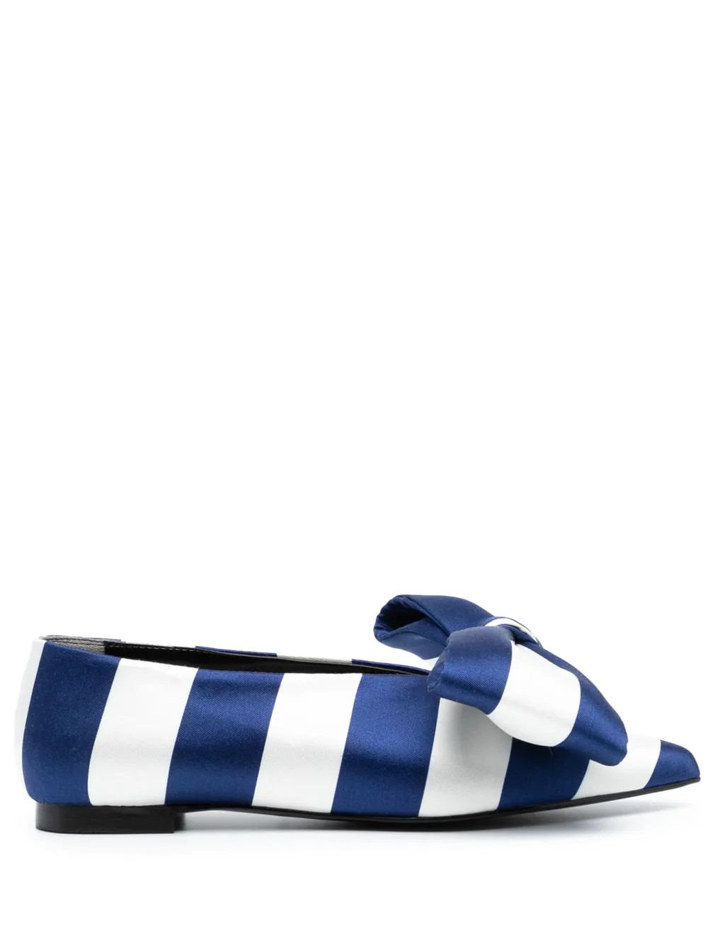 Monroe striped ballerina shoes | Farfetch Global