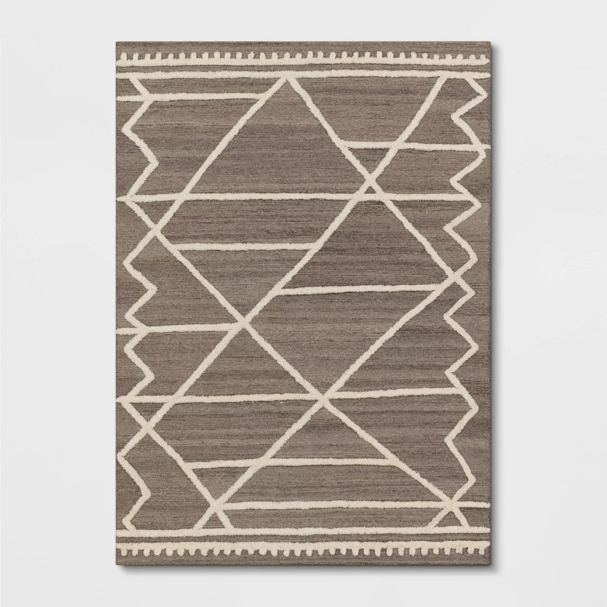 Hand Tufted Wool Area Rug Gray - Threshold™ | Target