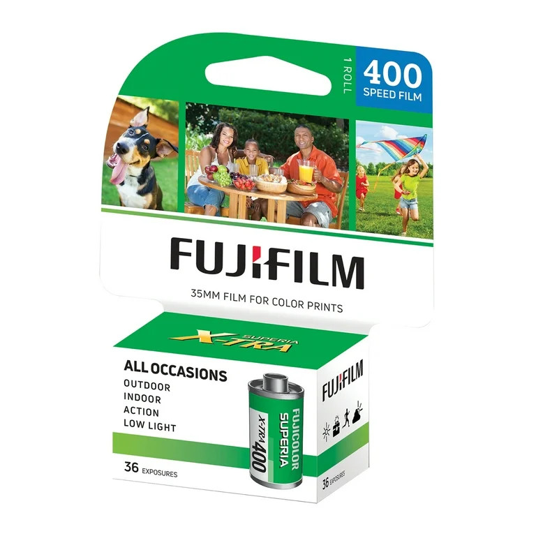 FUJIFILM Superia 400 ISO 36-Exposure Color Negative Film (Single Roll Pack), 600022184 | Walmart (US)