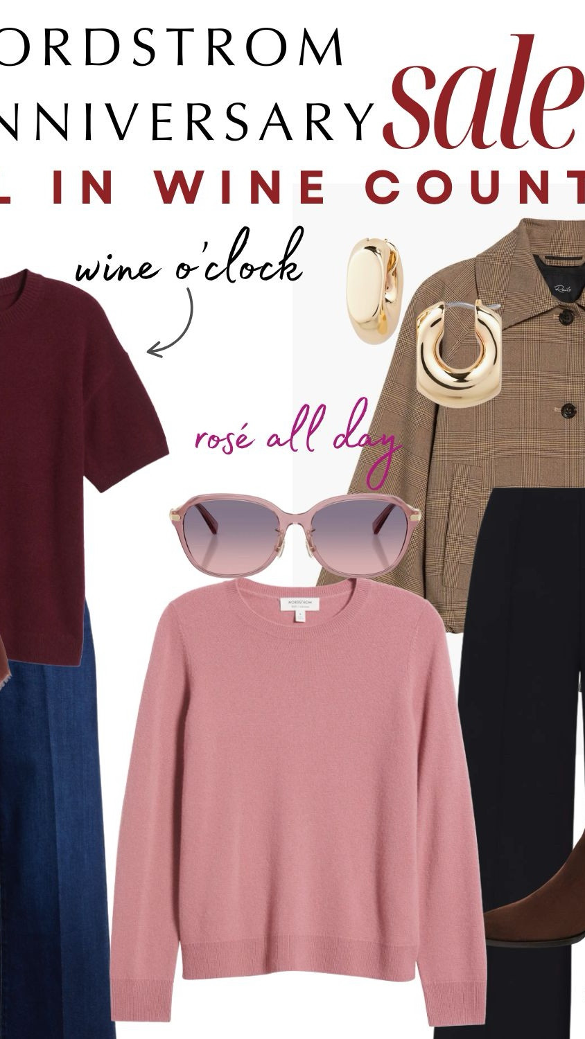 Nordstrom Anniversary Sale 🎉
Classic Travel Pieces in shades of wine for fall outfits… 

I love a wide-leg Jean for fall. It’s perfect with loafers and booties. 

This adorable plaid bomber jacket is on my wishlist for the sale. Hopeful it won’t sell out. I get to shop tomorrow! 

#LTKOver40 #LTKTravel #LTKSaleAlert