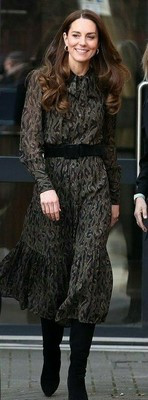 DEREK LAM 10 CROSBODY SAMMY PUSSY BOW LEOPARD PRINT MIDI DRESS US 2 UK 6 ASO  | eBay | eBay US