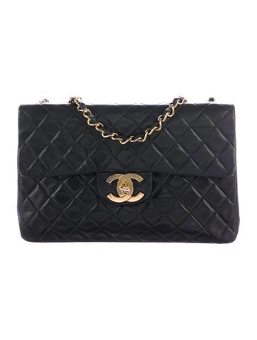 Chanel Vintage Classic Maxi Single Flap Bag | The Real Real, Inc.