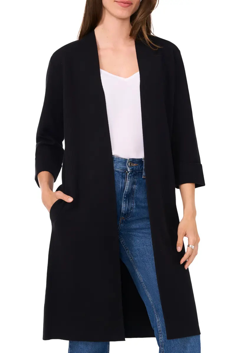 Halogen® Open Front Longline Cardigan | Nordstrom | Nordstrom