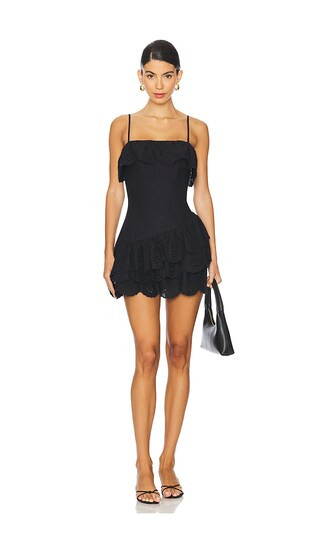 Chelsey Mini Dress in Black | Revolve Clothing (Global)