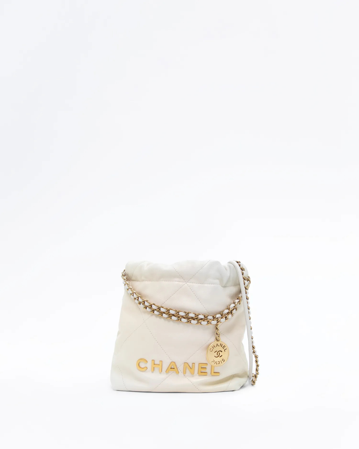 Shaded Chanel 22 Mini Handbag | Vivrelle