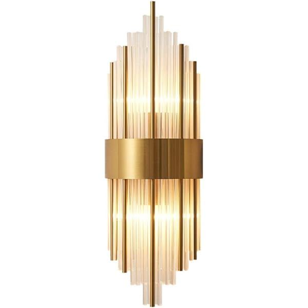 BOKT Modern Wall Mount Lamp 2 Light Fixtures Crystal Wall Sconce Lighting, Elegant Wall Sconces with | Amazon (US)