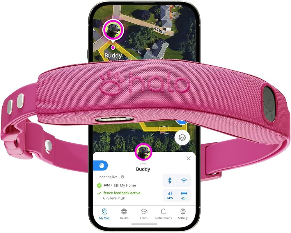 Halo Collar 5 Wireless Dog Fence & GPS Dog Collar, Keep Your Dog Safely Contained Outdoors with A... | Amazon (US)