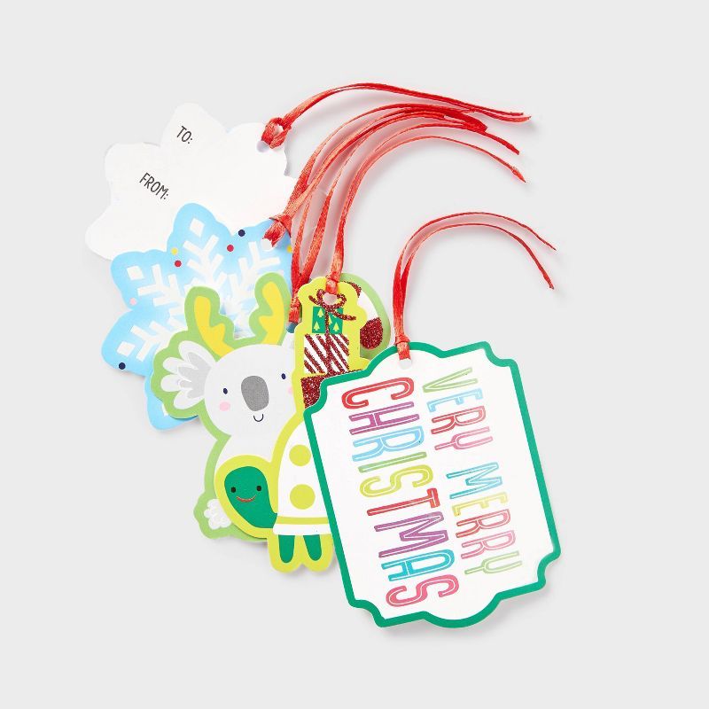 16ct Koala/Turtle/Snowflake/Very Merry Christmas Gift Tag - Wondershop™ | Target