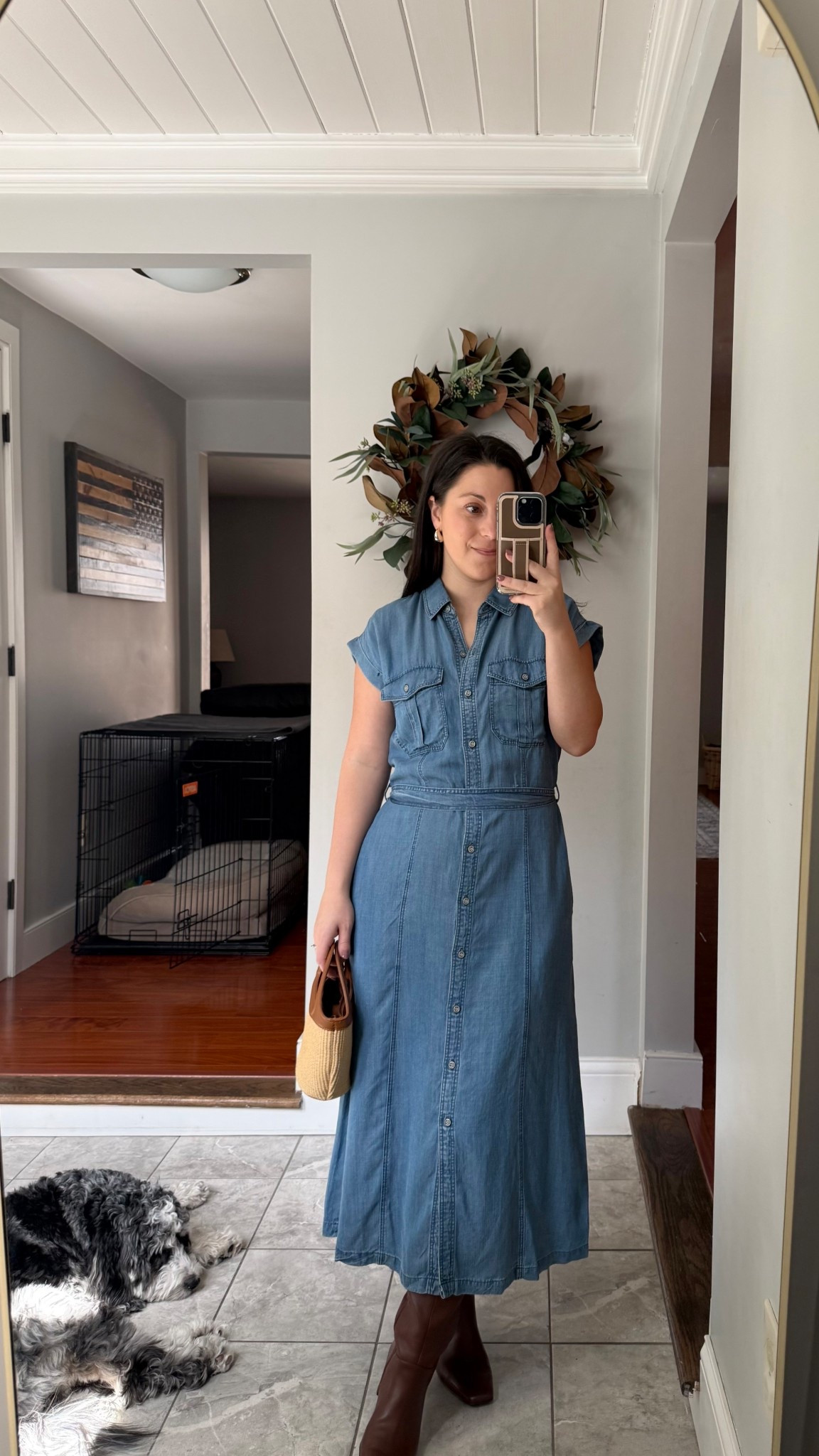 This dress is so light and flowy! Perfect for spring and summer. Wearing size small. 

For reference I am:
5ft, 120lbs, 26” waist

Spring outfits, spring dres,ms, summer dress, casual dress, church dress, neutral outfit, petite outfit, mom outfits, knee high boots



#LTKPetite #LTKSeasonal #LTKmomlife