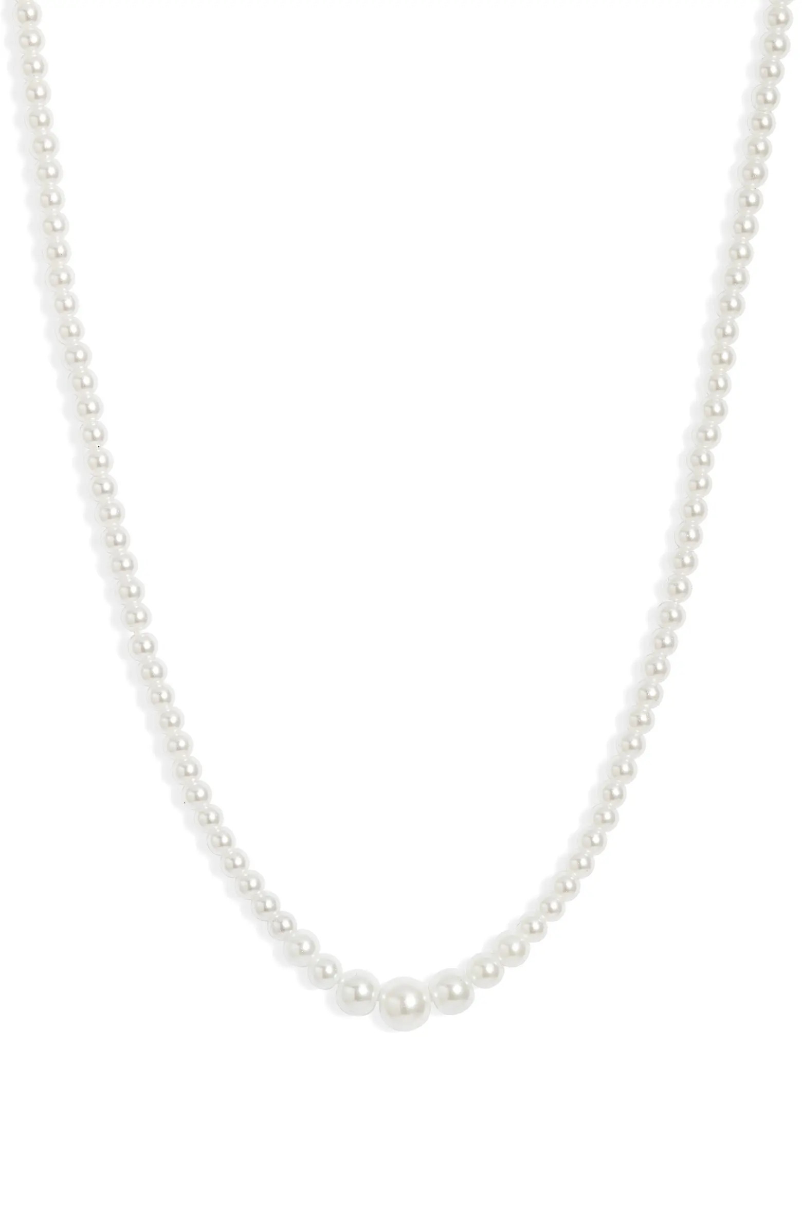 Nordstrom Graduated Imitation Pearl Necklace | Nordstrom | Nordstrom