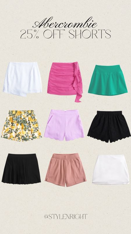 25% off all shorts at Abercrombie!!🤍 it’s the perfect time to refresh your short staples for summer! Use code AFKATHLEEN through the weekend for an extra discount!!

Abercrombie sale. Shorts sale. Midsize shorts. Skirts. Linen shorts. Tennis skirt. 

#LTKStyleTip #LTKMidsize #LTKSaleAlert