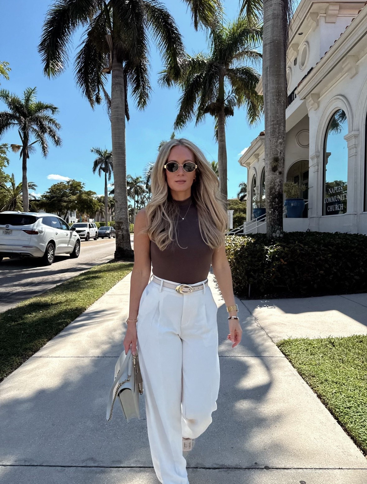 Elevated Target fit 🎯 

Small in bodysuit, 2 in pants

Pro tip: Turned my brown Amazon belt inside out for the cream color!

Target style, target fashion, weekend style, spring fashion, elevated outfit, summer outfit, summer style, capsule wardrobe, work outfit, Amazon belt, Amazon sunnies, summer sunnies

#LTKStyleTip #LTKWorkwear #LTKFindsUnder50