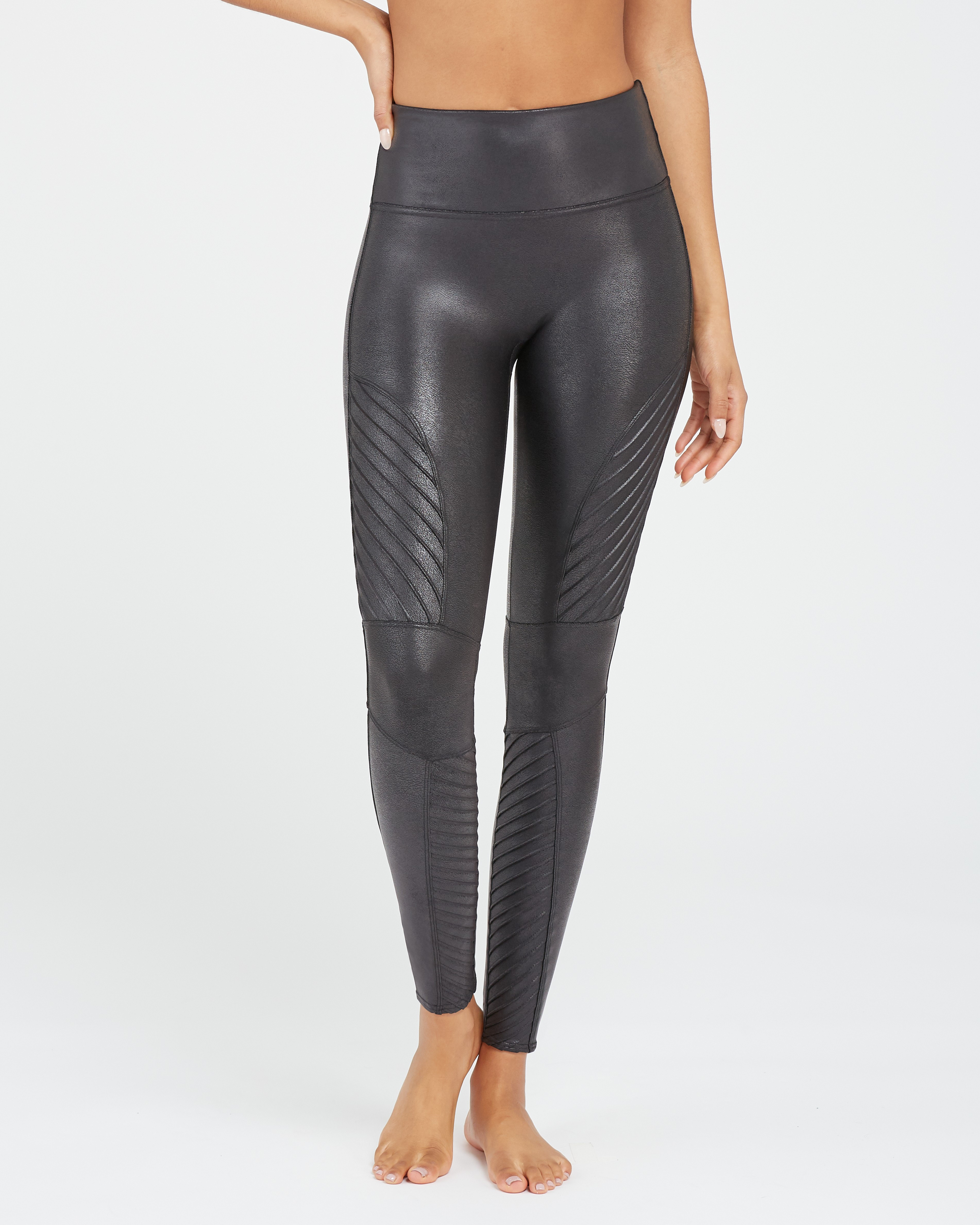 Faux Leather Moto Leggings | Spanx