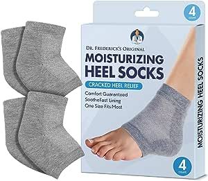 Dr. Frederick's Original Moisturizing Heel Socks for Cracked Heel Treatment - 2 Pairs - Stop Crac... | Amazon (US)