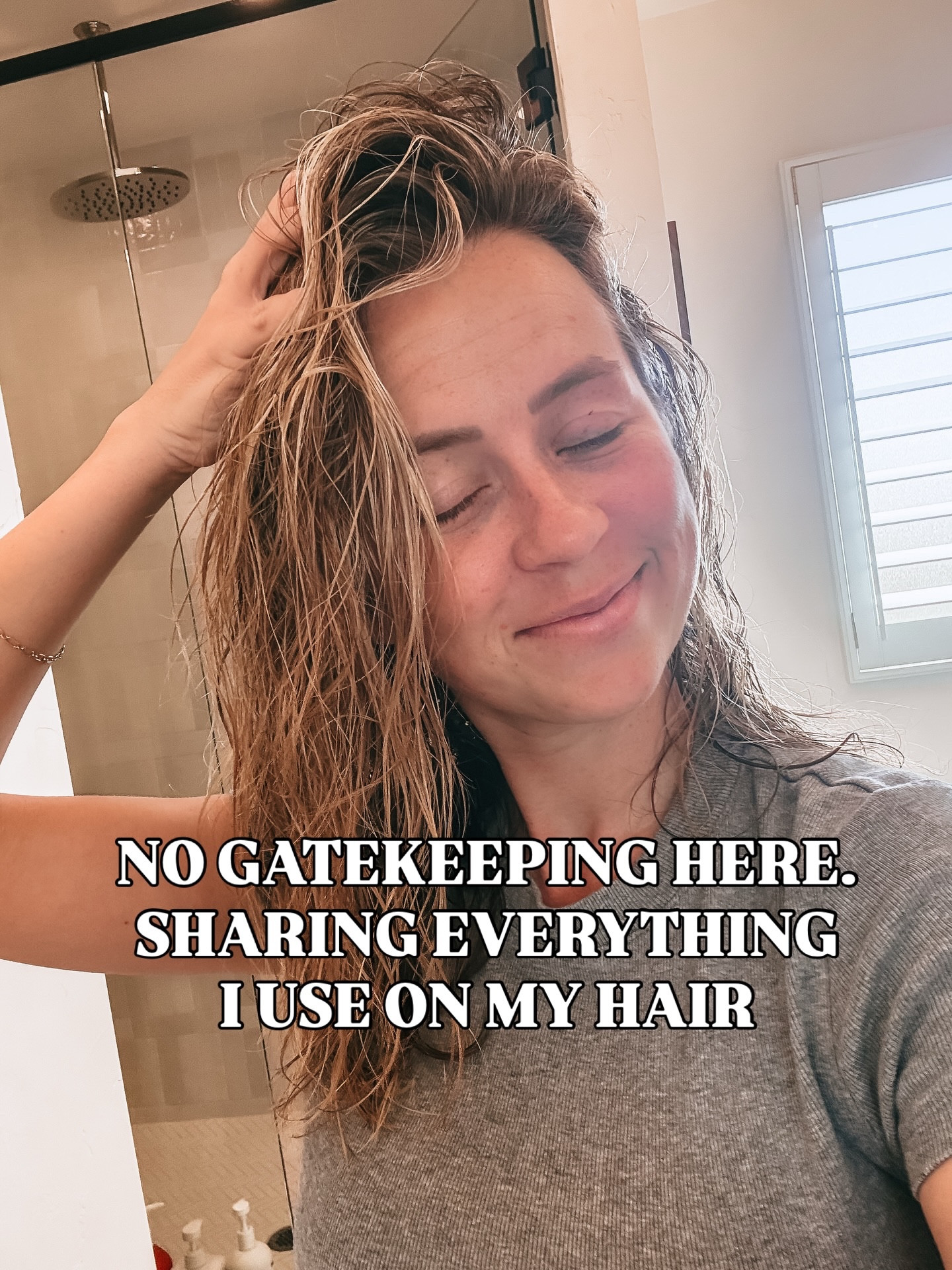 NO GATEKEEPING HERE. 🤷🏼‍♀️ Just linked everything I use on my hair and skipped ZERO steps! COMMENT- HAIR and I’ll send ya the details!