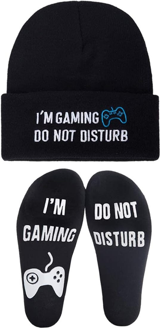 Gamer Gifts,Socks Beanie Hat Baseball Cap, Valentines Day Gifts for Teen Boys Men Teenagers Kids ... | Amazon (US)