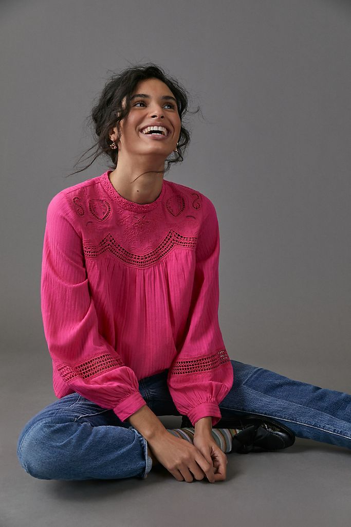 Harmony Lace Blouse | Anthropologie (US)