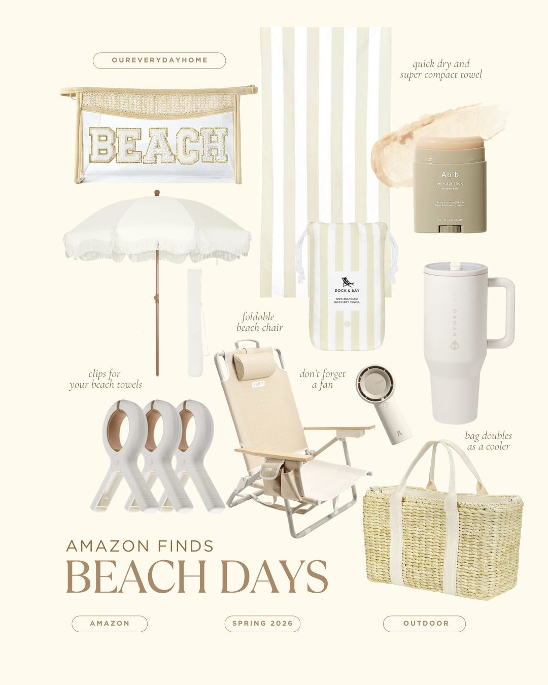 Beach days are even better with these Amazon finds! Stay cool, organized, and stylish.

beach vacation
travel favorites
pool favorites
summer vacation 
amazon finds 

 #LTKSeasonal #LTKSwim #LTKTravel