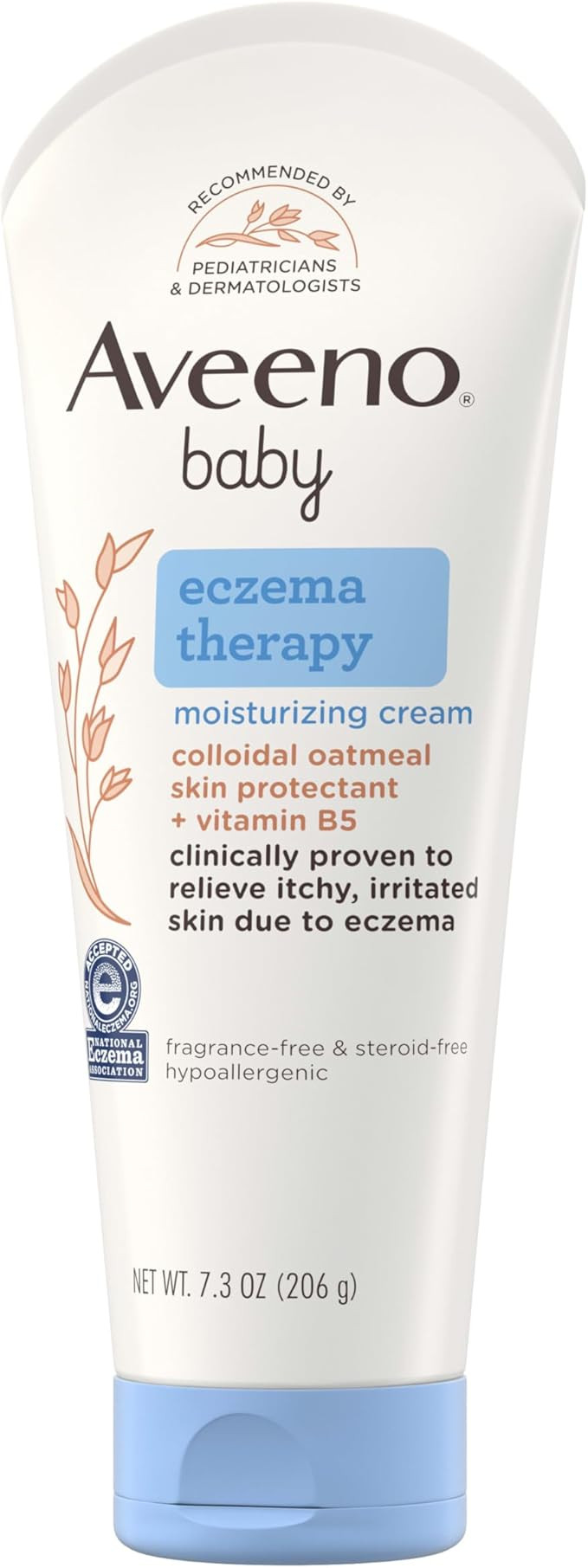Aveeno Baby Eczema Therapy Moisturizing Cream, Natural Colloidal Oatmeal & Vitamin B5, Baby Eczem... | Amazon (US)