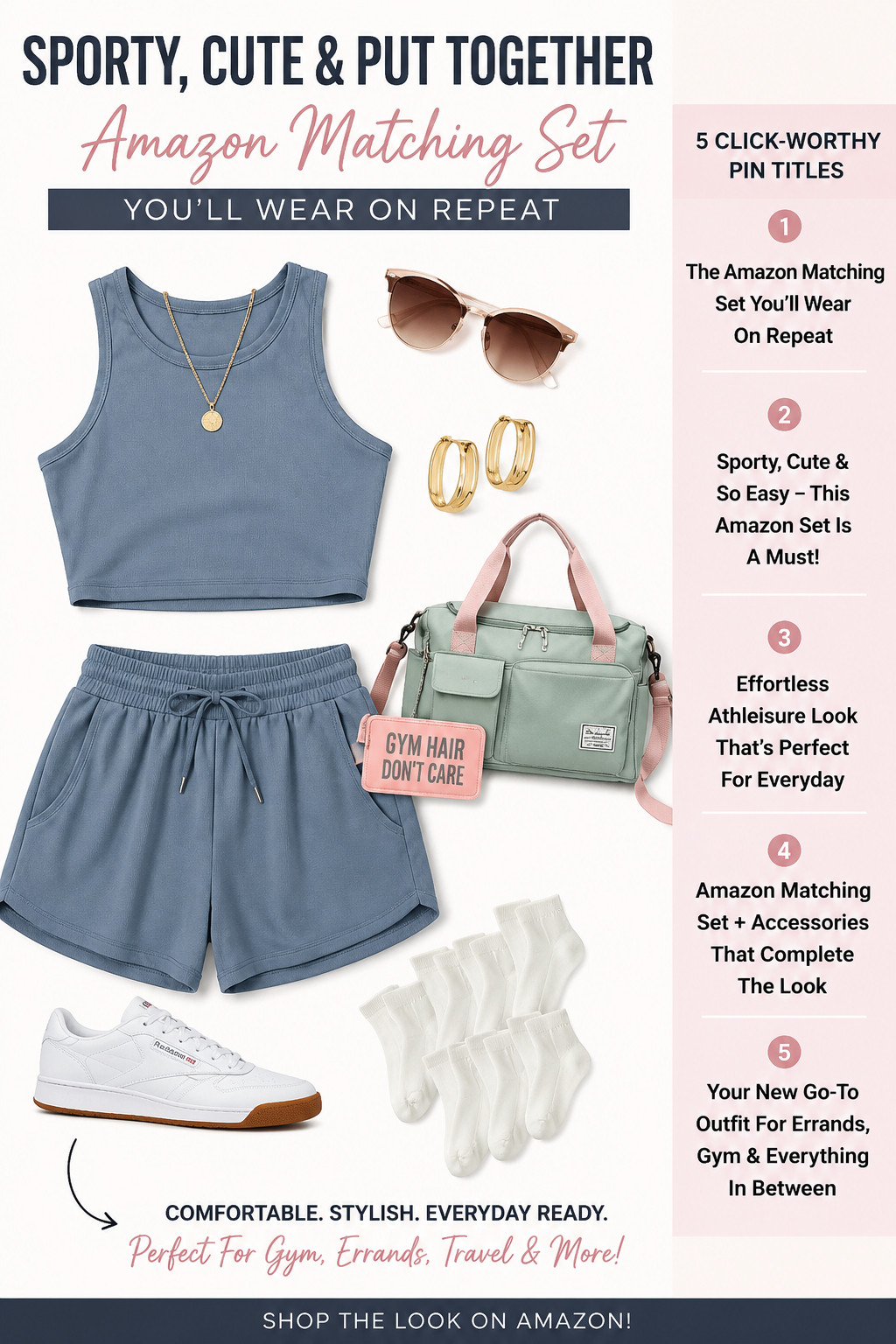 Sporty, comfy, and still looks put together ✨

This Amazon matching set is one of those outfits you'll reach for on repeat. Perfect for errands, travel days, casual weekends, and everything in between.

Shop the full look in my LTK 🤍

#AmazonFinds #AmazonFashion #MatchingSet #Athleisure #CasualStyle #LTK
 

 #LTKgrwm #LTKootd