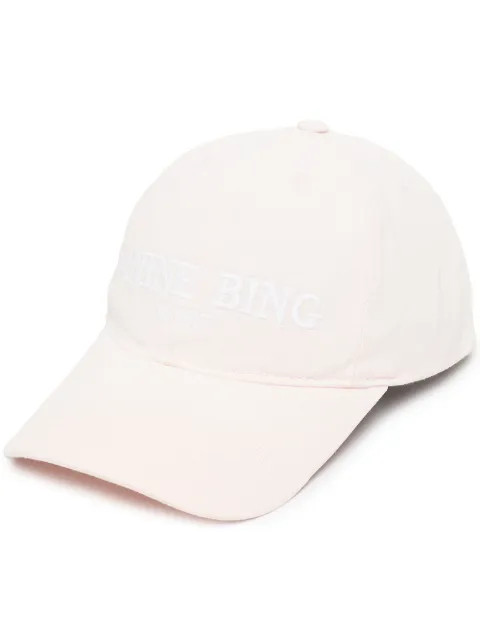 ANINE BING Jeremy logo-embroidered Cap - Farfetch | Farfetch Global