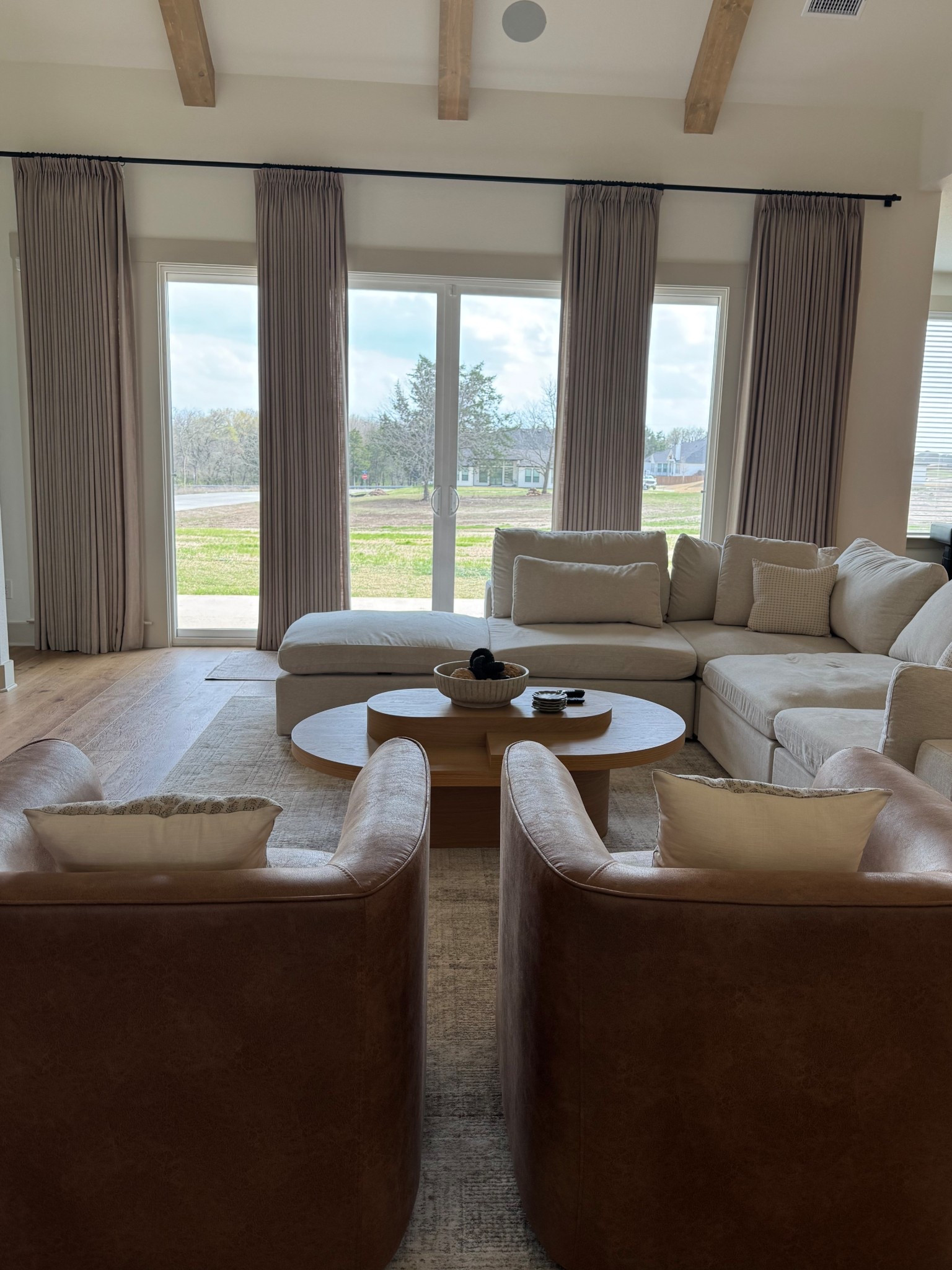 Custom curtains can elevate an entire room! I got the Two Pages Liz Linen Pinch pleat in Grey Beige with privacy liner and memory shape! Use ELEVATEDHOME for discount on your order! #twopages #twopagecurtains  

#LTKHome
