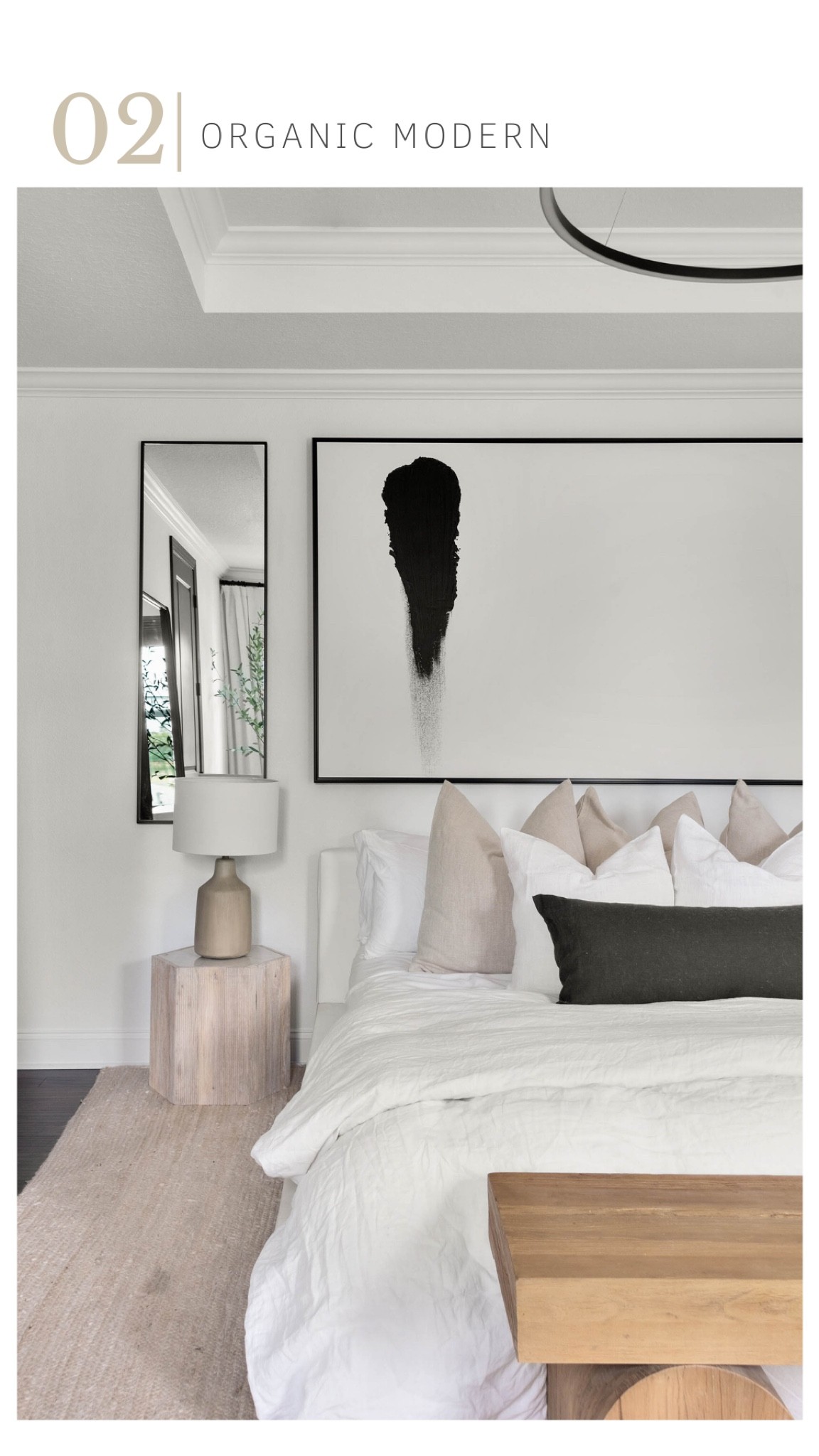 Organic Modern Primary Bedroom 

Pottery barn marble hexagon accent table Lulu and Georgia table lamp for bedside Wayfair full length mirror on sale Lulu and Georgia organic sculptural wooden bench Bellacor black 39 inch adjustable chandelier Amazon woven farmhouse area rug and non slip rug pad Pottery barn flax linen duvet cover textured pillow cover Amazon pillow insert Etsy oatmeal pillow cover linen sham 

#lookforless #organicmodern 

#LTKstyletip #LTKsalealert #LTKhome