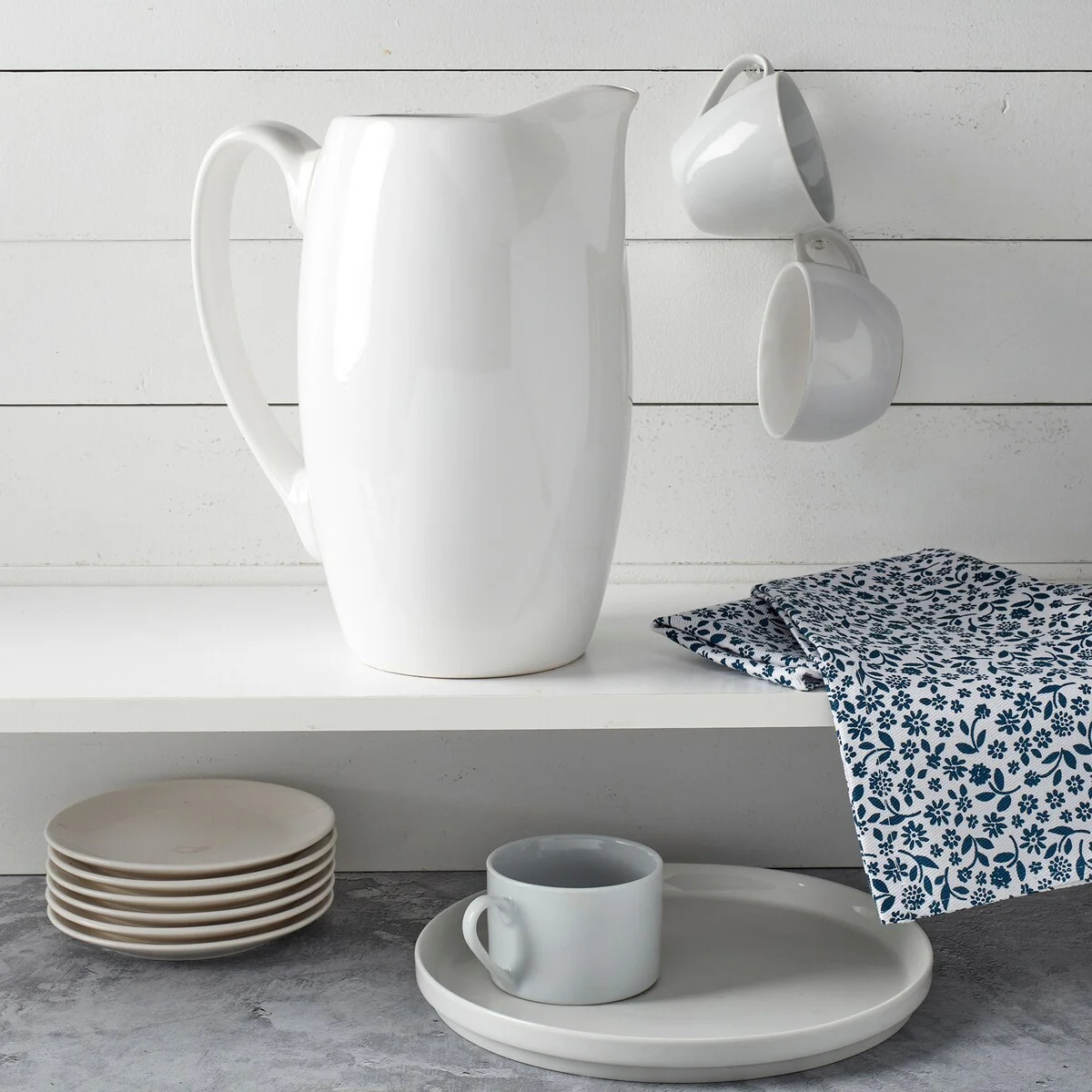 Denmark Tools for Cooks White Ceramic Pitcher | Overstock