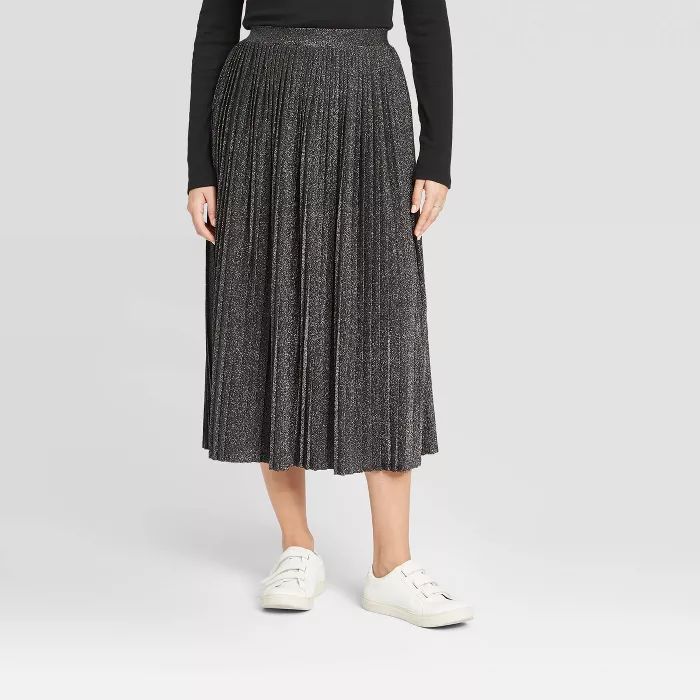Women's Paisley Print A-Line Pleated Skirt - A New Day™ | Target