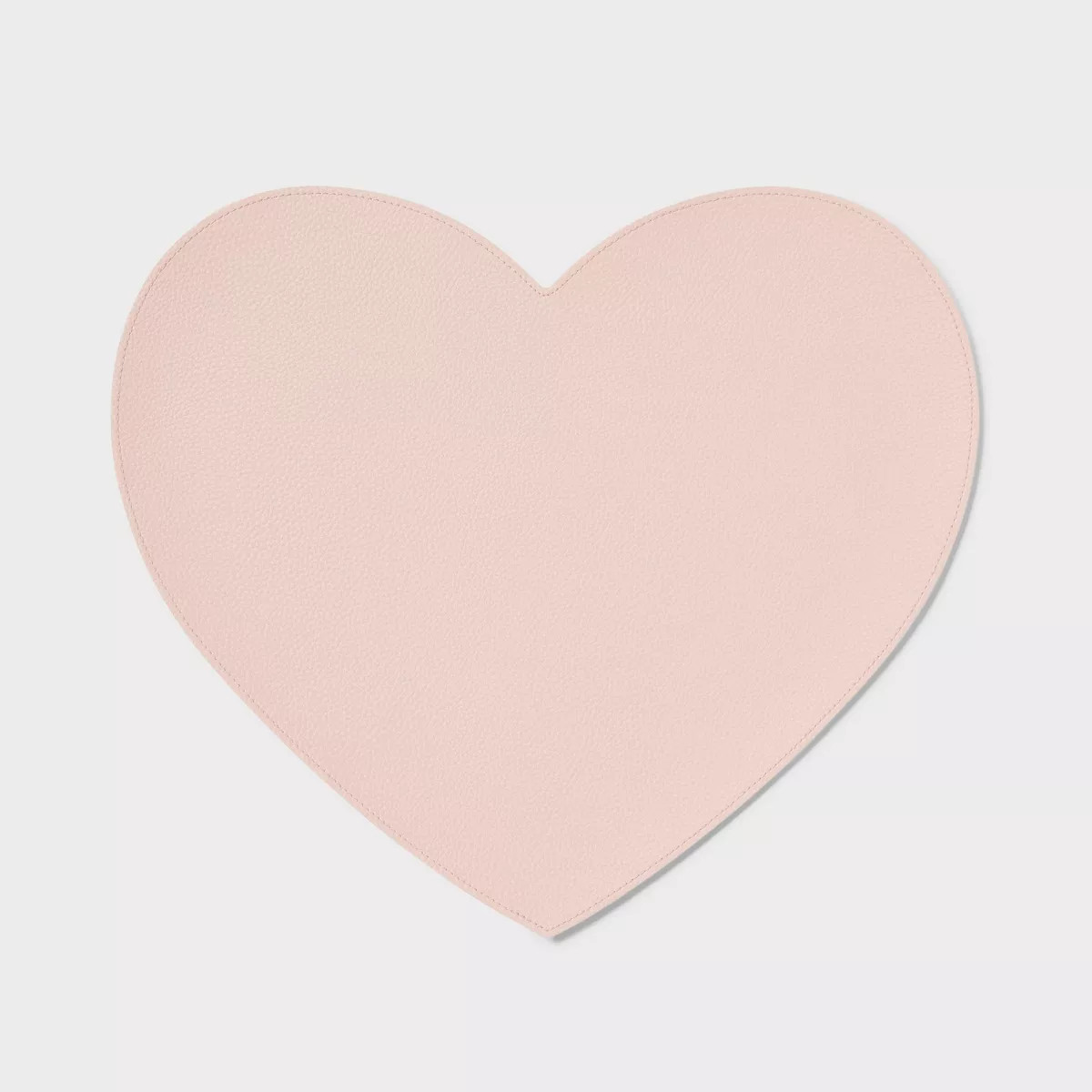 Valentine's Day Faux Leather Heart Placemat Charger Pink - Threshold™ | Target