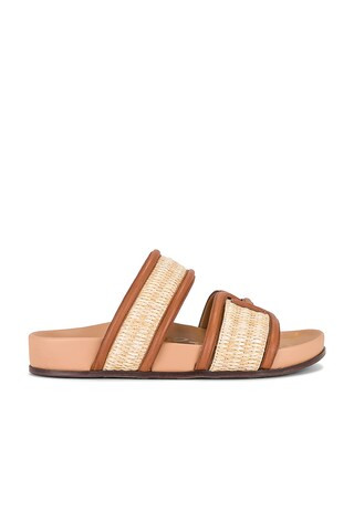 Sam Edelman Rowan Slide in Natural & Rich Cognac from Revolve.com | Revolve Clothing (Global)