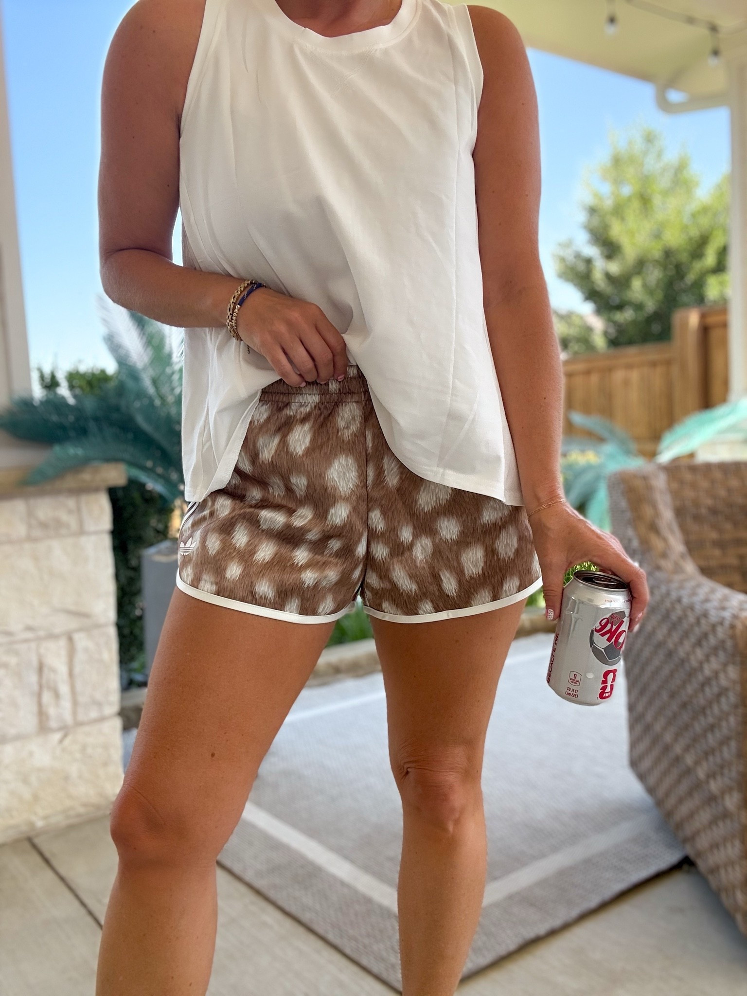 OBSESSED with these new athletic shorts for warm summer days and running around town! Size medium , top size small