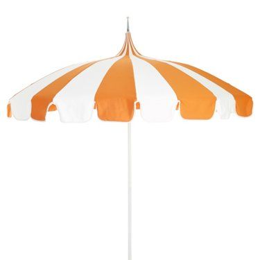 Pagoda Patio Umbrella, Orange | One Kings Lane