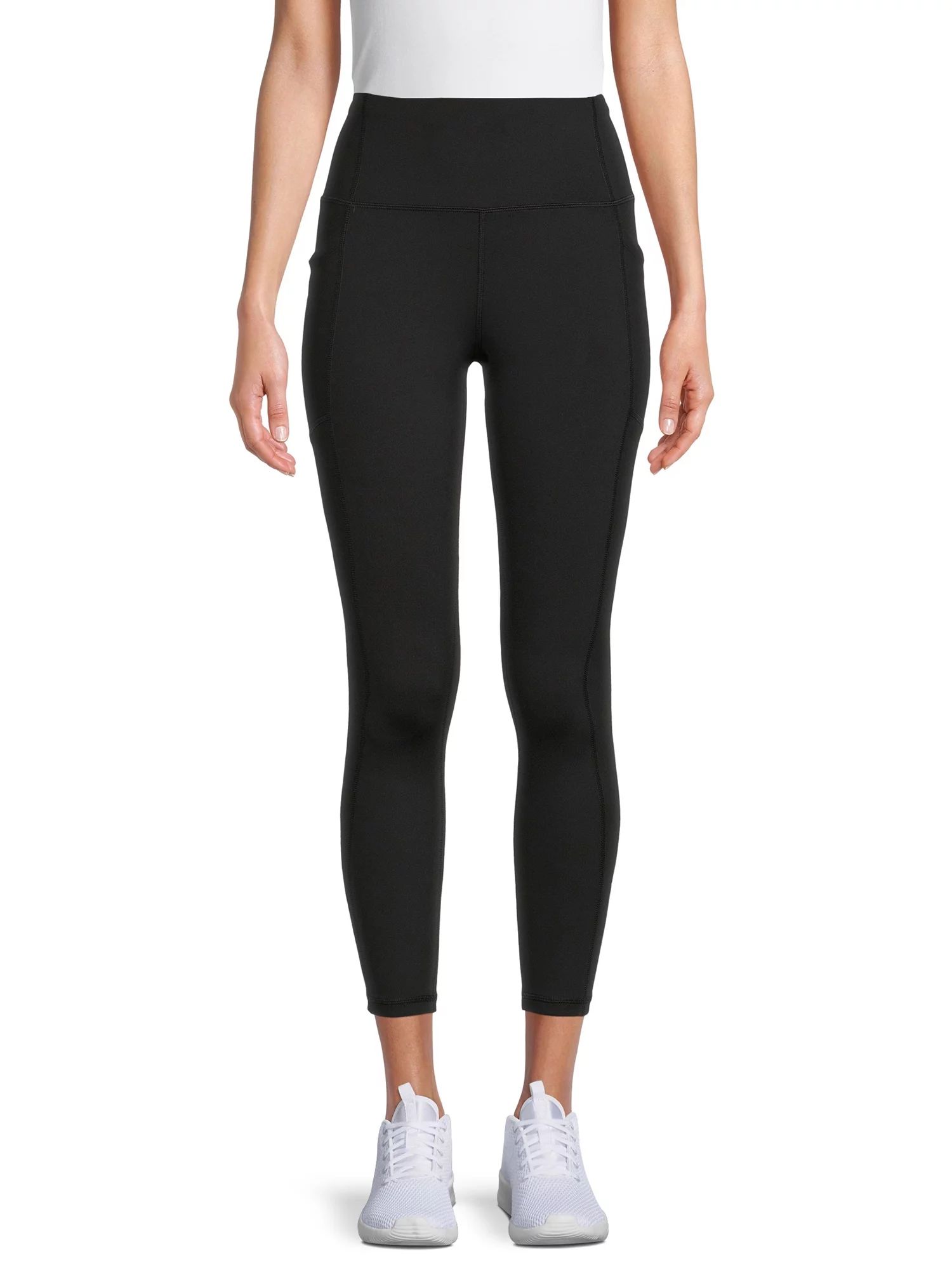 Avia Women's High Waist Crop Legging with Side Pockets, 25" Inseam, Sizes XS-XXL | Walmart (US)