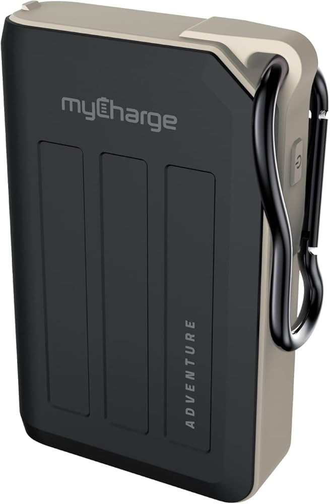 myCharge Portable Charger Waterproof USB C Power Bank Adventure 10050mAh Internal Battery / 18W T... | Amazon (US)