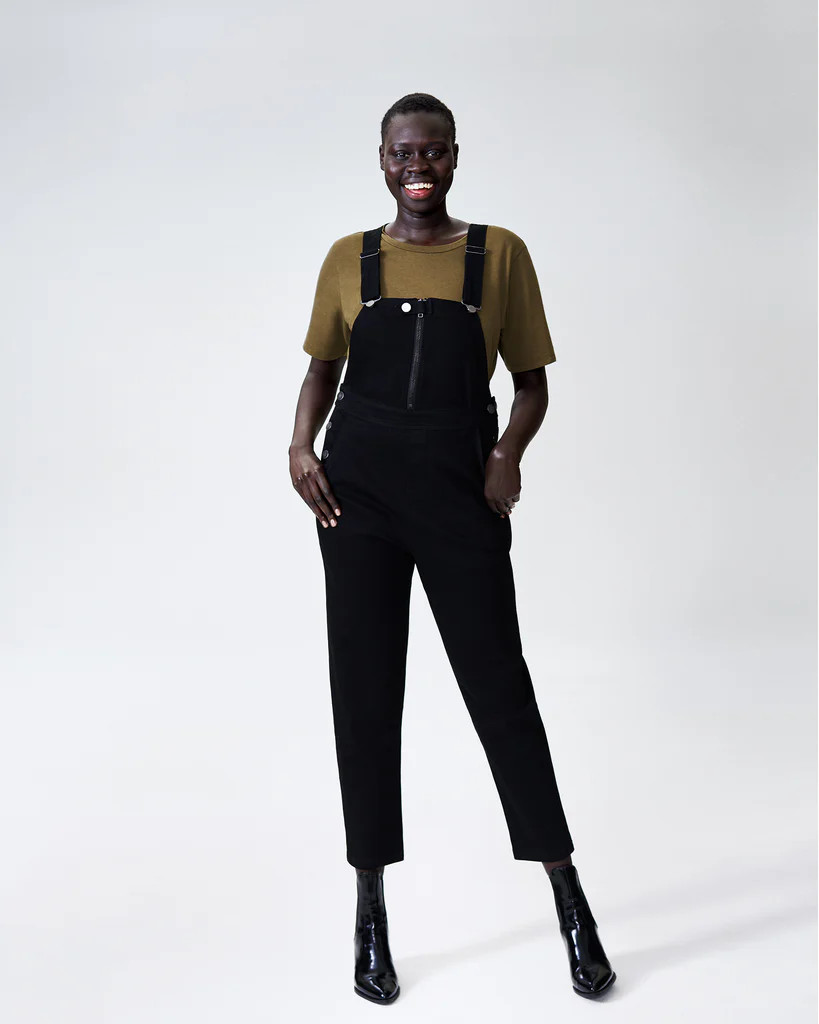 Olivia Denim Overalls - Black | Universal Standard