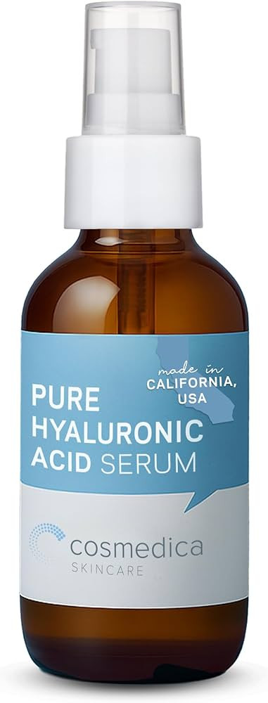 Cosmedica Hyaluronic Acid Serum for Skin – 4 Fl. Oz Hydrating Facial Moisturizer with Anti-Agin... | Amazon (US)