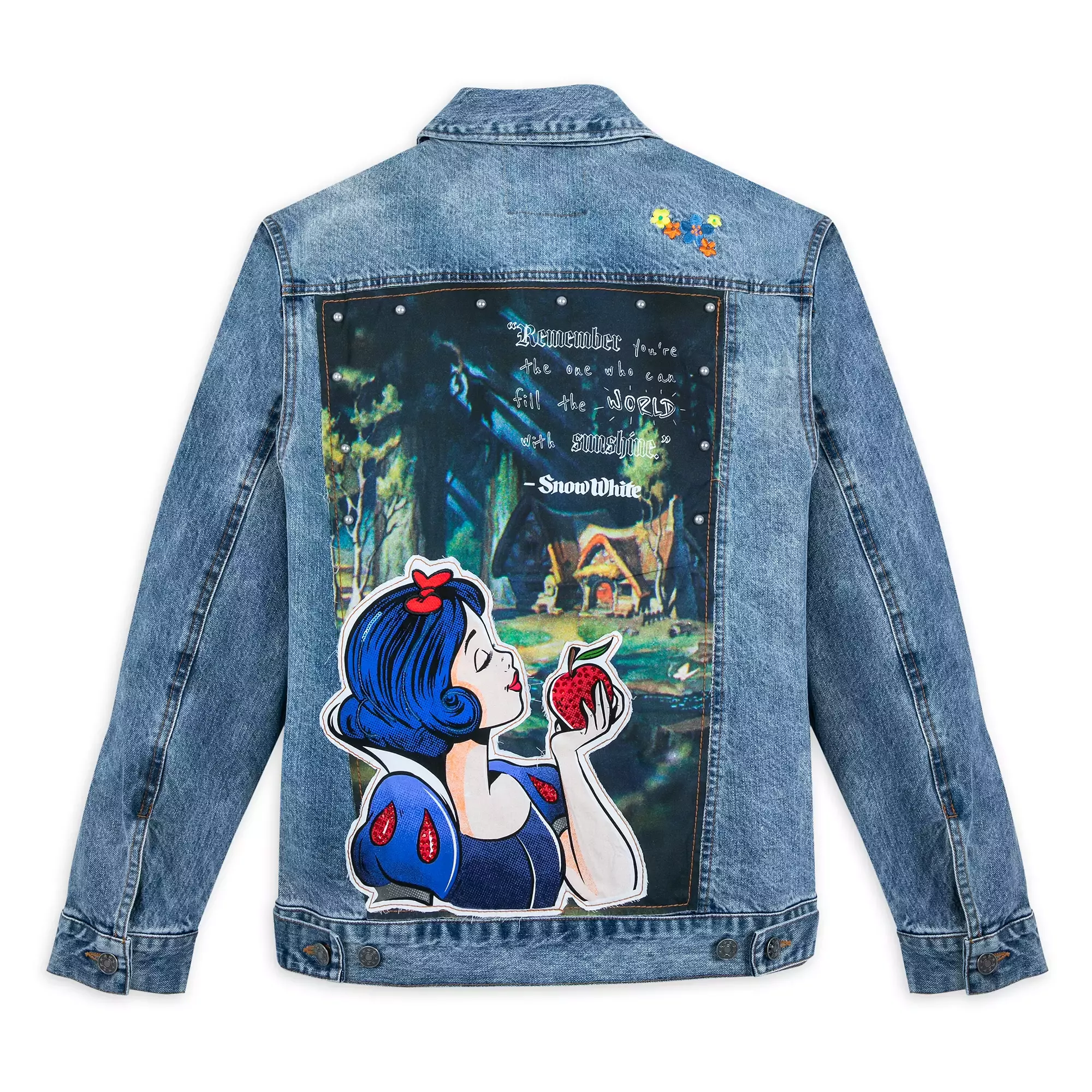 Snow white hot sale jean jacket