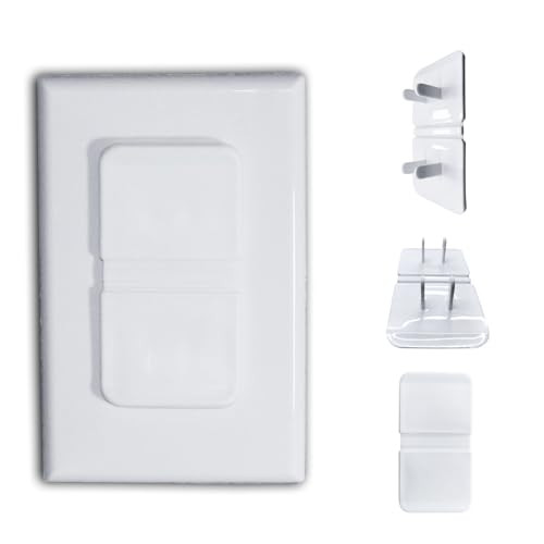 White Double Outlet Covers Baby Proofing (20 Pack, 40 Sockets) | Baby Proof Plug Covers for Electrical Outlets | Safe & Secure Baby Safety Products | Childproof Socket Covers Protect Toddlers & Babies | Amazon (US)