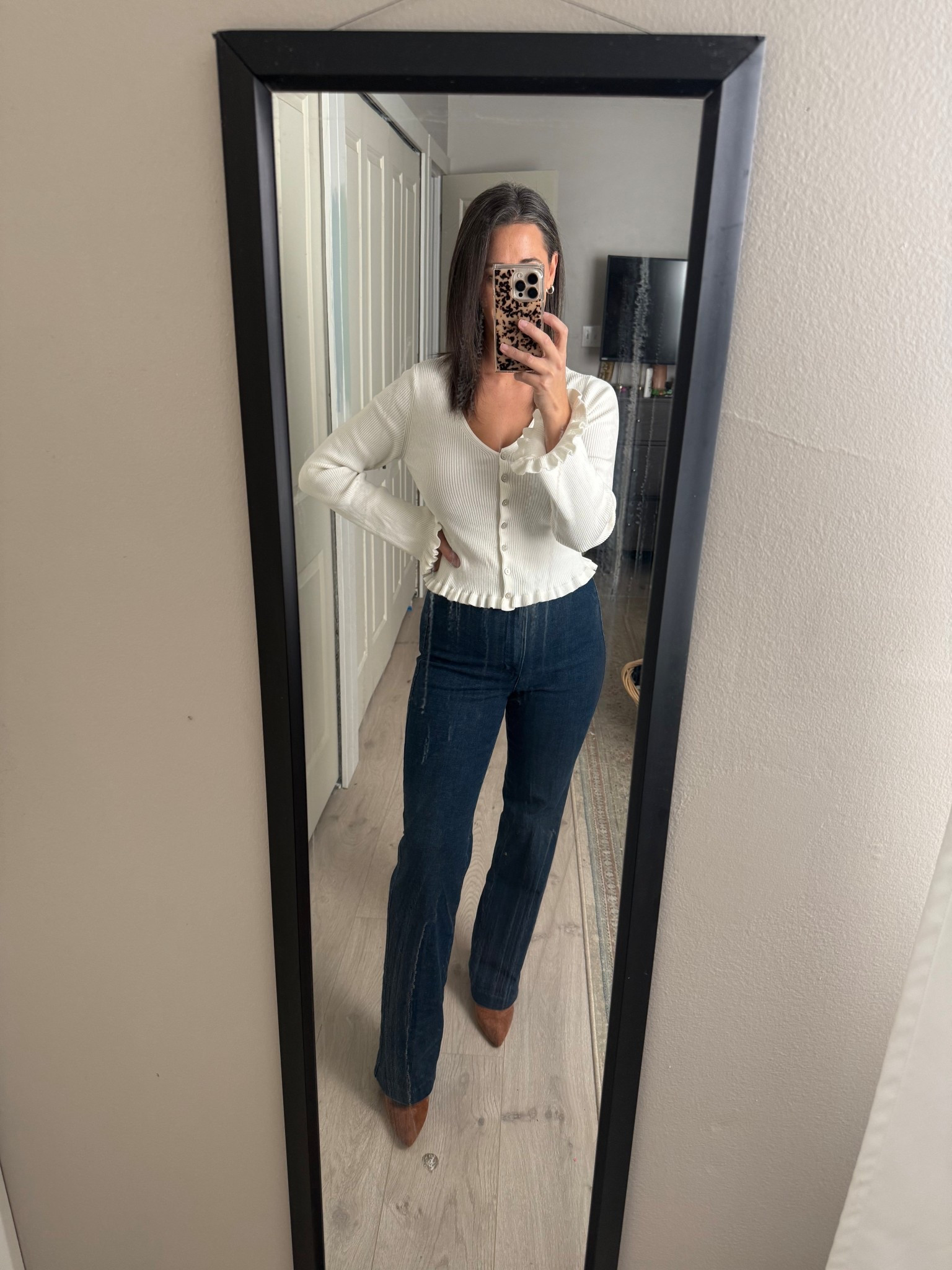 The ruffles on this top! ❤️‍🔥😍 

#LTKWorkwear #LTKPetite #LTKBeauty