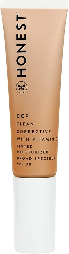 Honest Beauty CCC Clean Corrective with Vitamin C Tinted Moisturizer | Mineral SPF 30 | Vegan + C... | Amazon (US)