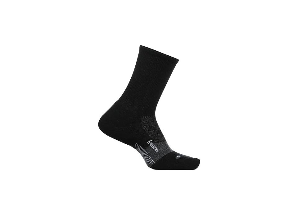 Feetures Merino 10 Cushion Mini Crew Crew Cut Socks Shoes Charcoal 1 : XL (US Men's Shoe 12.5-15.5), Wool/Tencel/Spandex | Zappos