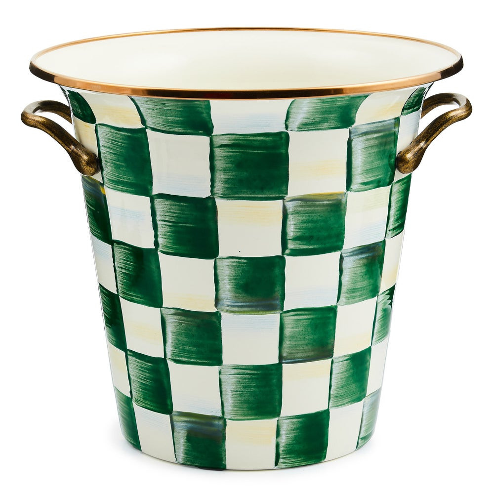 Emerald Check Wine Cooler | MacKenzie-Childs