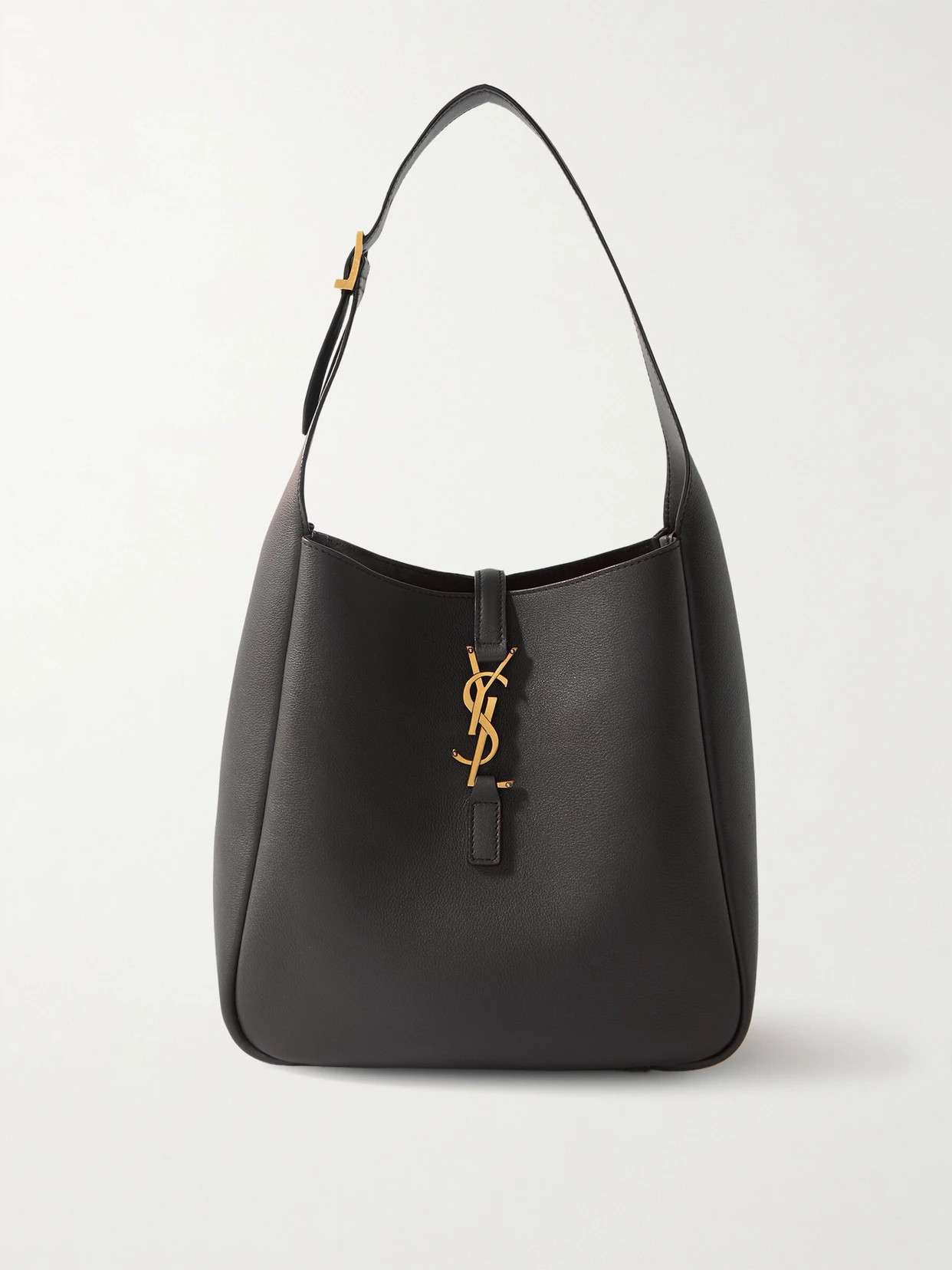 SAINT LAURENT - Le 5 À 7 Supple Small Leather Shoulder Bag - Black | NET-A-PORTER (US)