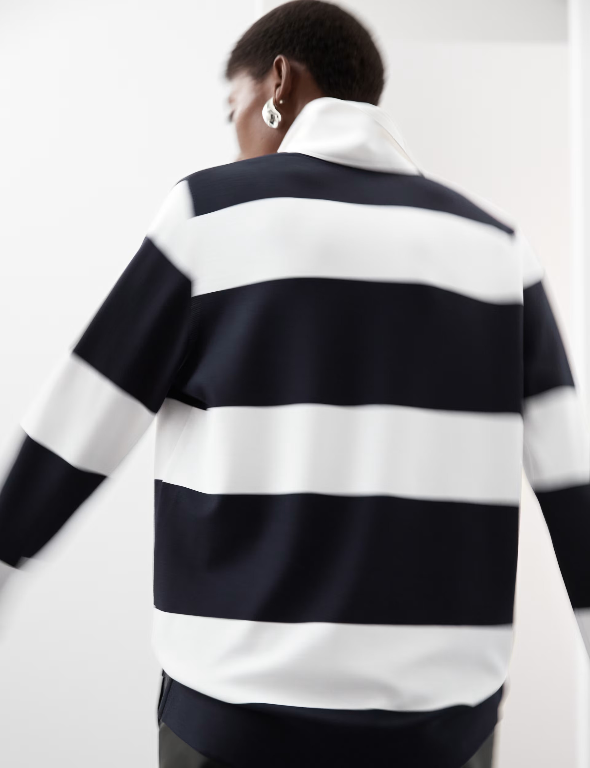 Striped Collared Long Sleeve Rugby Top | Marks & Spencer (UK)