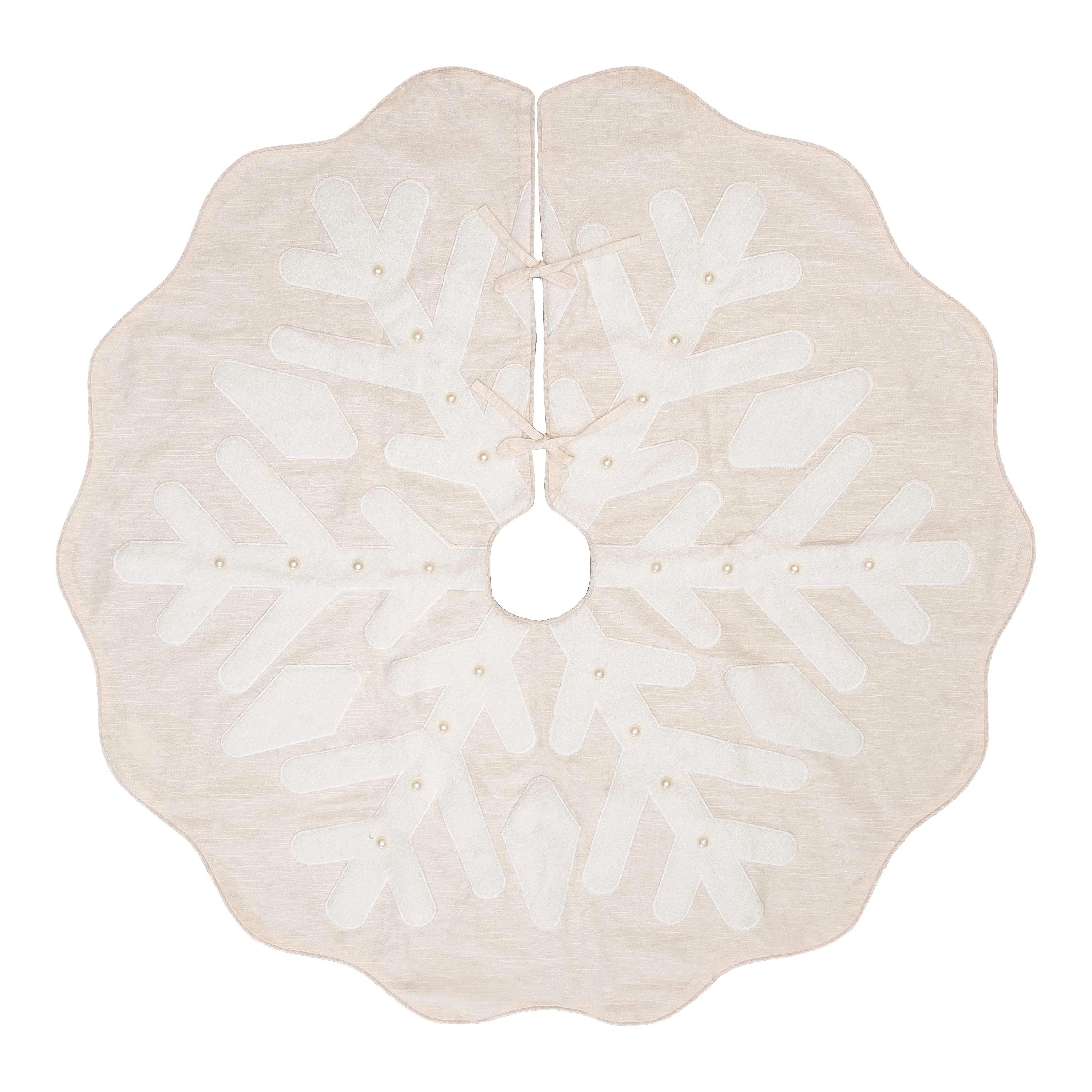 White Christmas Tree Skirt | Wayfair North America