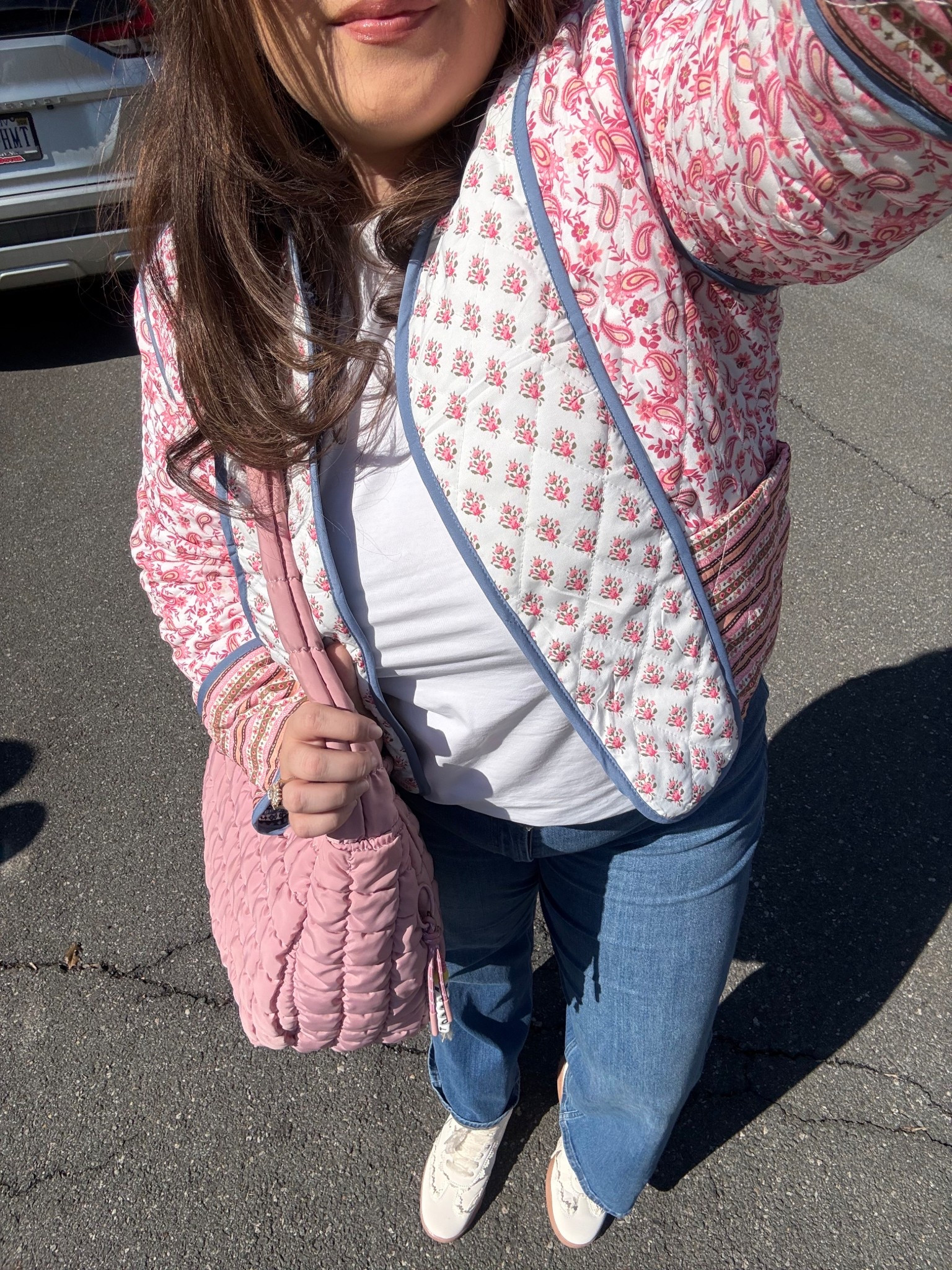 Transitional spring outfit - mom on the go

#LTKdayinmylife #LTKSeasonal #LTKmomlife