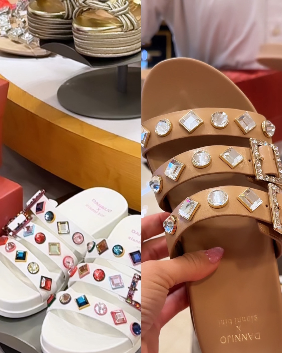 Chic knew slides from the DANNIJO x Gianni Bini collection that dropped at Dillard’s today!!

White - Sized down half to 7.5
Nude - Runs TTS in an 8

#LTKShoeCrush #LTKStyleTip #LTKSeasonal