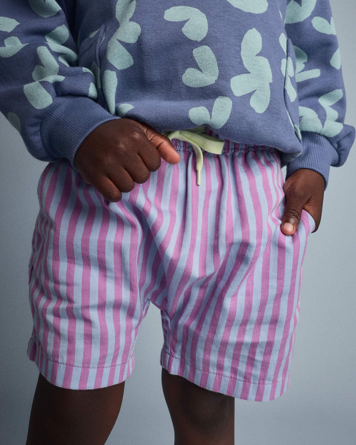Toddler Boy Playground Shorts in Stripes - Blue/Purple | Carter's Inc